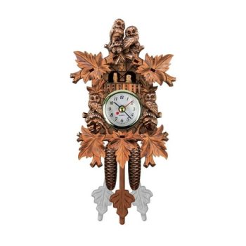 Jacenvly Cuckoo Clock Traditional Black Forest Clock Antique Wooden Pendulum Quartz Wall Clock Birthday Gifts for Women Clearance Items for Women