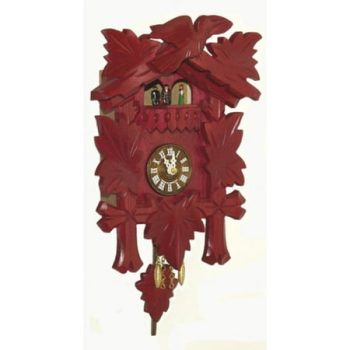 Kuckulino Black Forest Clock with quartz movement and cuckoo chime, turning dancers