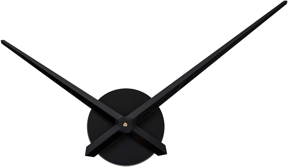 3D Clock Hands, DIY Large Clock Movement Mechanism with 12 Inch Long Spade Hand, 3D Wall Clocks Home Decor