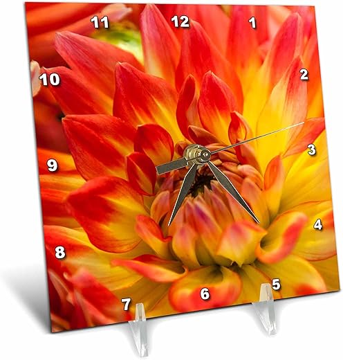 3dRose 6x6 Desk Clock - Flowers for Sale at Pike Place Market in Seattle, Washington State. Flower