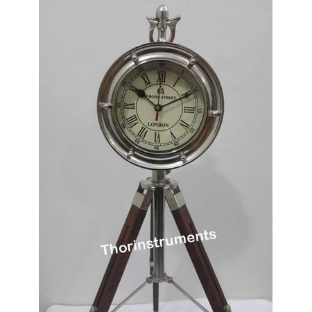 49 Bond Street London Dial Clock With Table Stand Home Decor