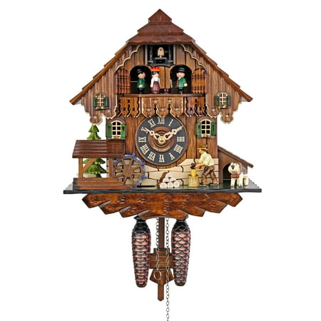 Adolf Herr Quartz Cuckoo Clock - The Busy Wood Chopper