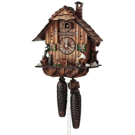 Anton Schneider Black Forest 11 Inch 8 Day Movement Cuckoo Clock