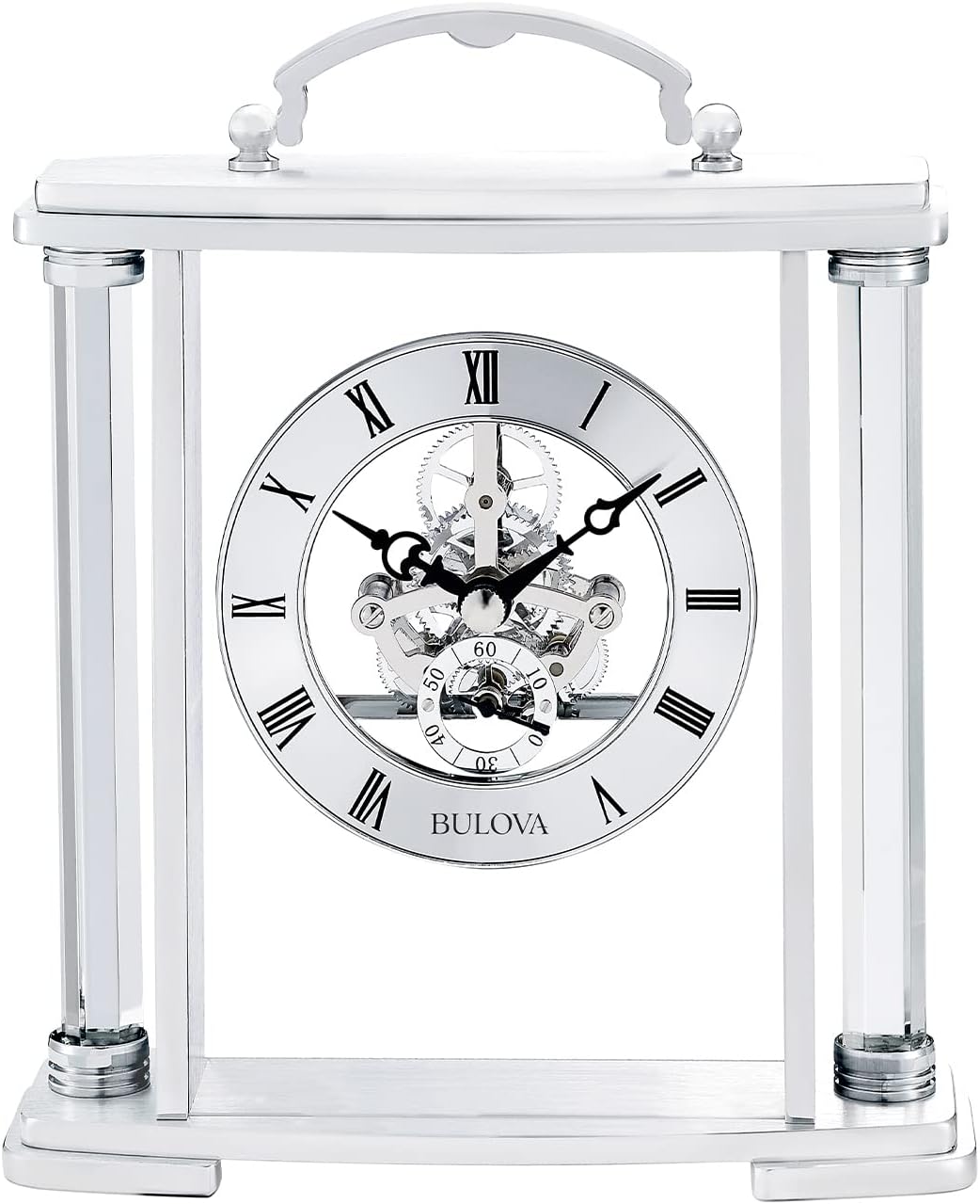 Bulova Clocks Model B1720 Adrienne, Polished Silver