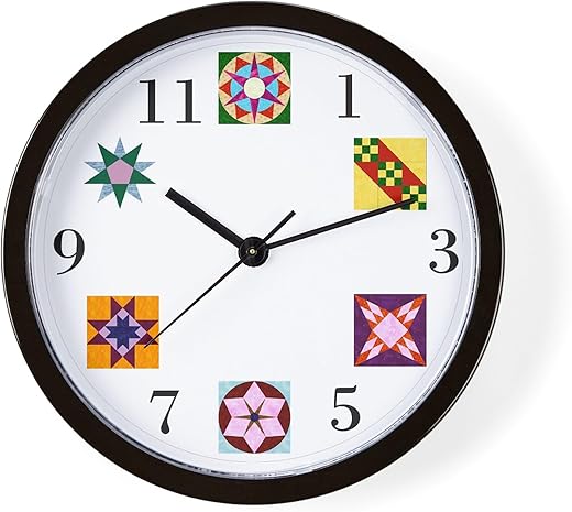 CafePress Quilters Unique Decorative 10 Wall Clock