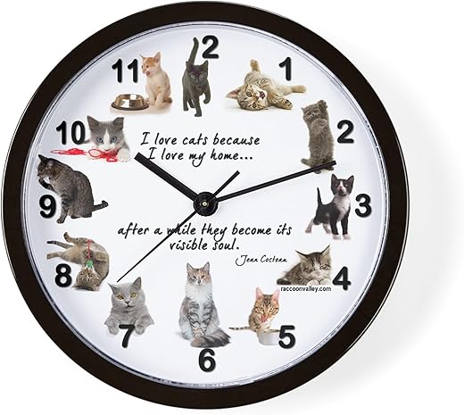 CafePress Wall Clock Cat Lovers Unique Decorative 10 Wall Clock