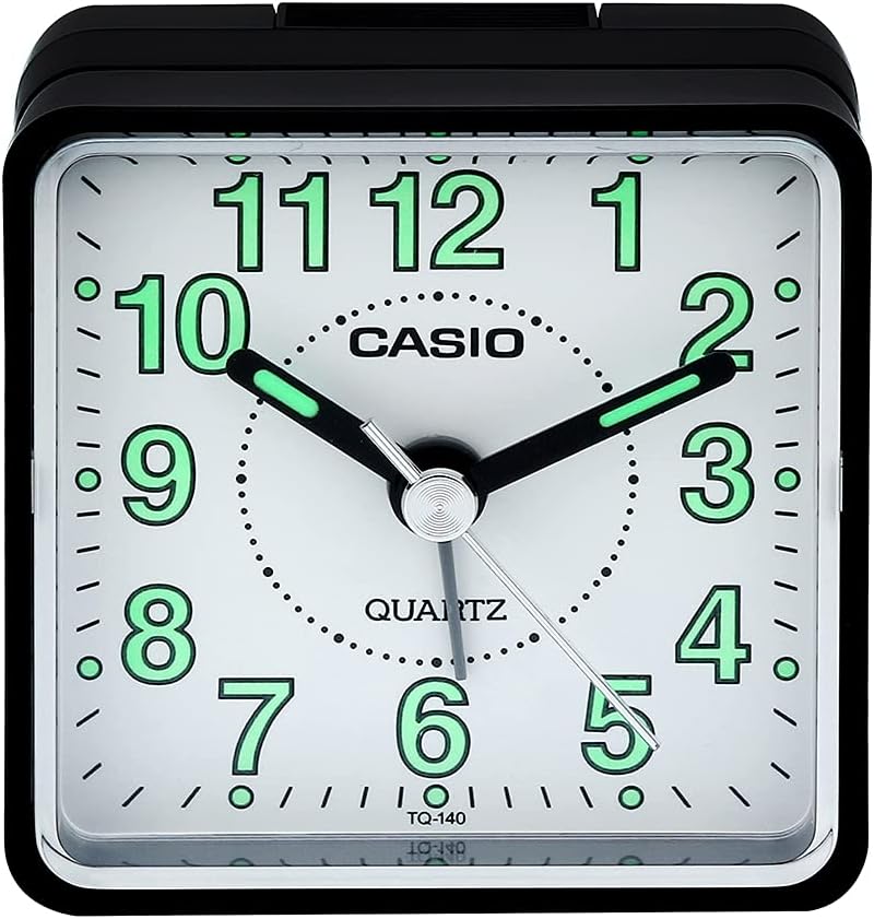 Casio TQ-140-1B Tq140 Travel Alarm Clock - Black