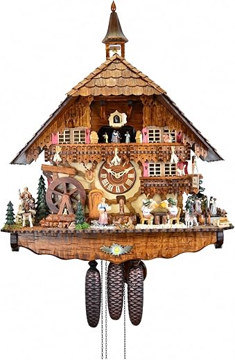 August Schwer Cuckoo Clock of The year 2017 Inn to The cuckoo 5.8879.01.P