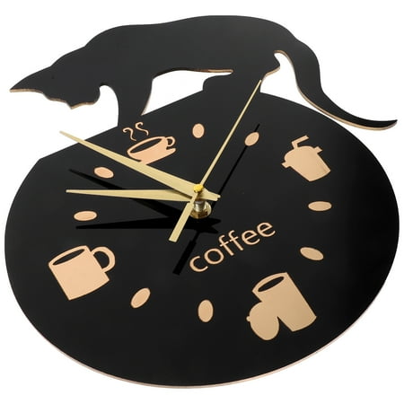 Cute Wall Clock Cat Coffee Mugs Digital Large Cup Gift Child