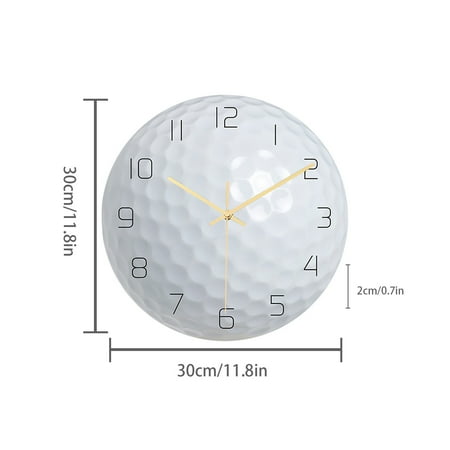 dementia clocks for seniors extra large living room decor wall kids night light clock Round golf exterior wall clock mute home decoration