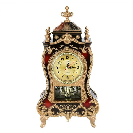 Desk Clock, Alarm Clock, Antique Table Clock For Home Office Restaurant Hotel