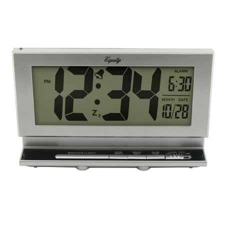 Equity 2 inch LCD Digital Alarm Clock with Night Vision, Model #30041