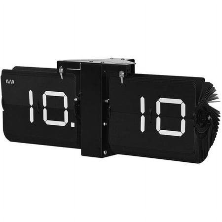 Flip Desk Clock Auto Flip Wall Mount Clock Flip Clock Decoration for Home Office School Hotel