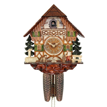 HerrZeit by Adolf Herr Cuckoo Clock - The Busy Wood Chopper