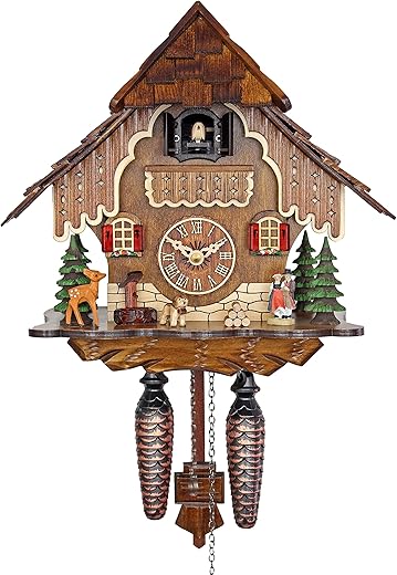 HerrZeit by Adolf Herr Quartz Cuckoo Clock - in The Black Forest AH 21 QM