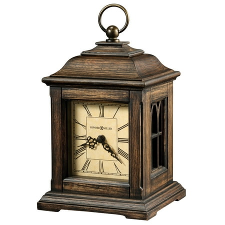 Howard Miller Talia Antique Oak Finish Wood Quartz Mantel Clock #Q-GM19378