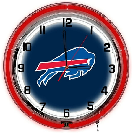 Imperial NFL 18 Neon Clock Buffalo Bills, One Size