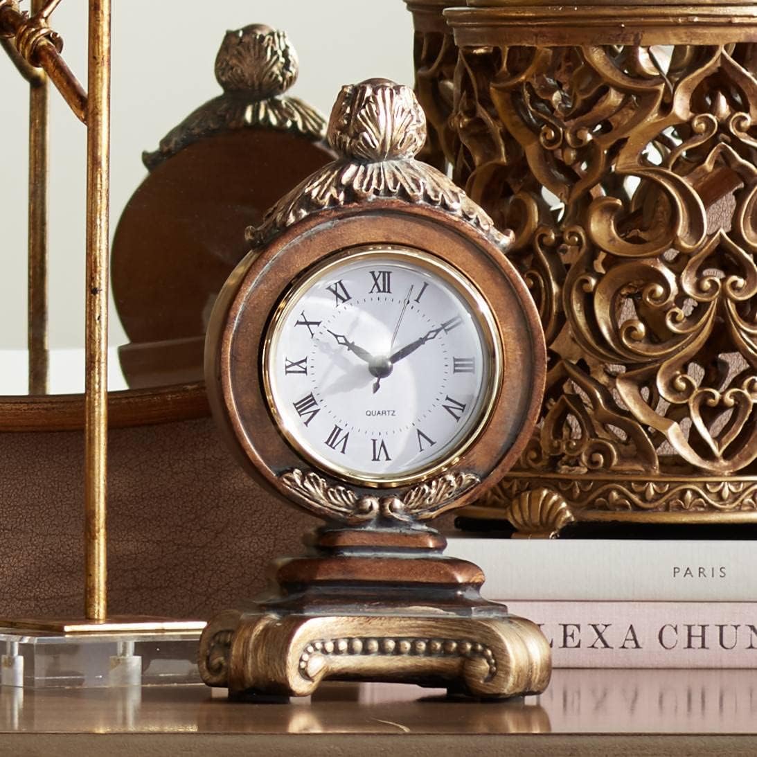 Kensington Hill A la Mode 8 1/2" High Traditional Table Clock