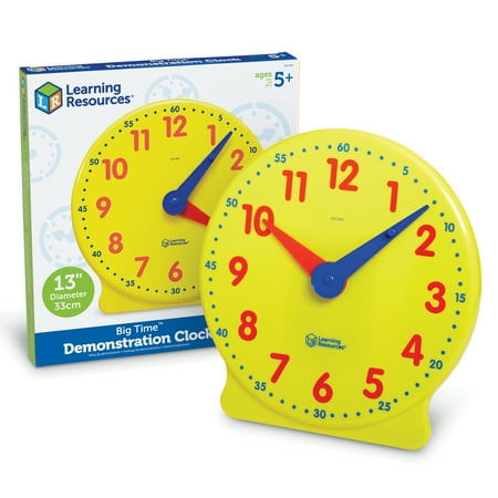 Learning Resources Big Time™ Learning Clocks 12-Hour Demonstration Clock