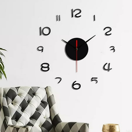 Lloopyting Chaney 18 bold black clock# Number black wall clock# Large wall clocks 30 inches or larger clearance Number black wall clock Large wall clocks 30 inches or larger clearance 11-23-Inch Numb