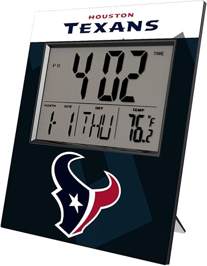 NFL Quadtile Digital Desk Clock