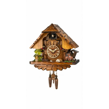 Quartz Cuckoo Clock Black forest house