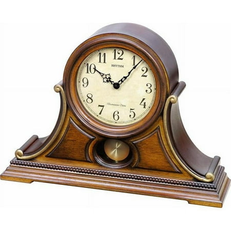 Rhythm CRJ733UR06 Wsm Tuscany ll Wooden Musical Clock