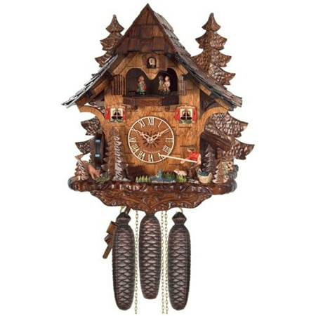 River City Clocks Eight Day Musical Cuckoo Clock Cottage