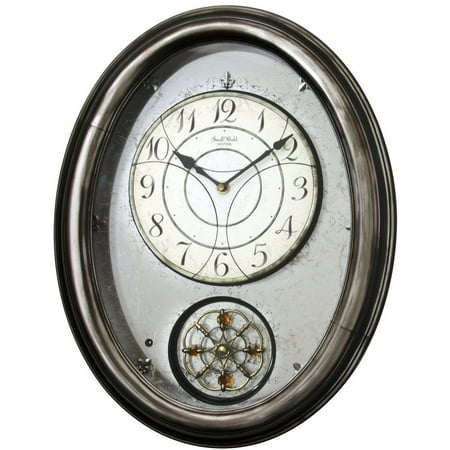 Royal Brilliance Musical Wall Clock Brown