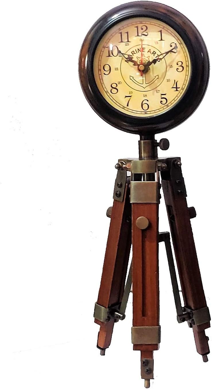 Tripod Desk Clock for Office and Living Room