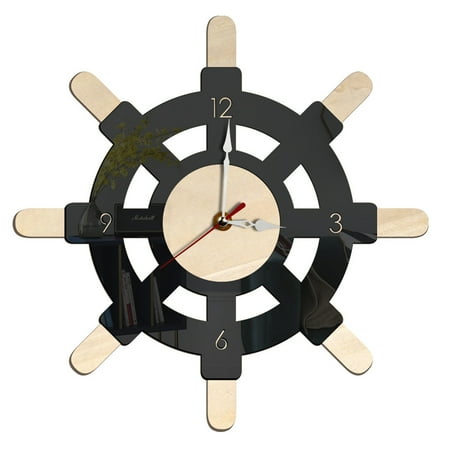 Wall Hanging Clock Antique Clocks Nordic Wooden Bamboo