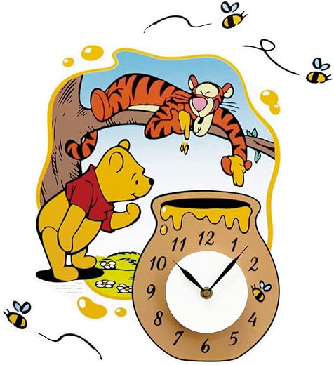 Winnie the Pooh Wall Clock Sticker 02