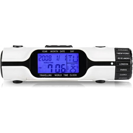 World Time Travel Clock, World Time Travel Alarm Clock World Time Travel Clock Led [2267]