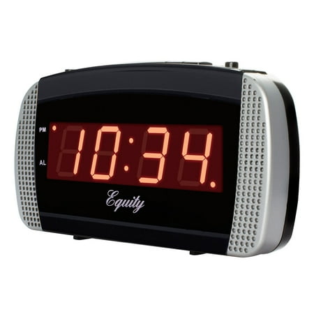 30240 Equity by La Crosse AC Powered Super Loud 0.9 Red LED Digital Alarm Clock