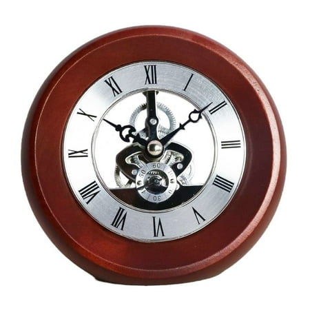 5.12In Skeleton Clock Insert with Bezel Quartz Clock Insert Movement Gear Clock