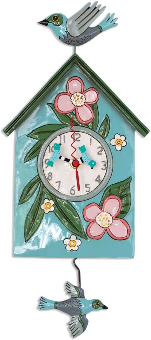 Allen Designs P1994 Swinging Pendulum Birdhouse Design Blessed Nest 8 inches X 16.5 inches …