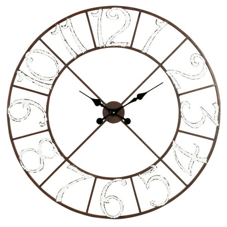 Aspire Home Accents Zandra Metal Wall Clock