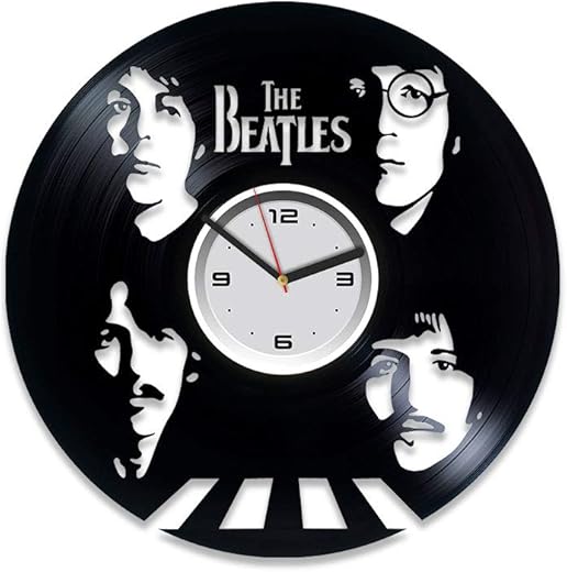 Beatles Vinyl Record Wall Clock 12 Inch Music Gift Idea