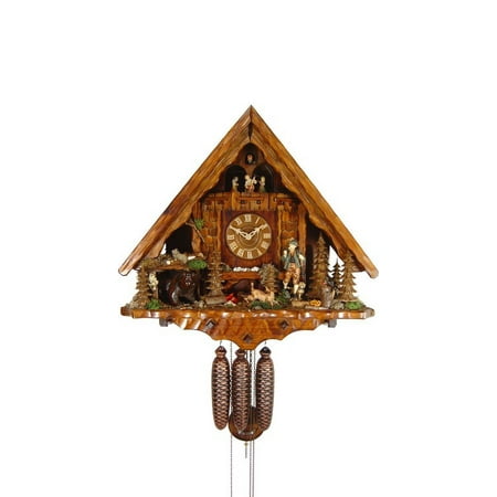 Cuckoo Clock of the year 2008 Hunting lodge, hunter, bear