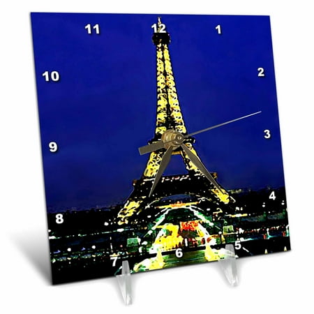 Eiffel Tower 6x6 Desk Clock dc-587-1