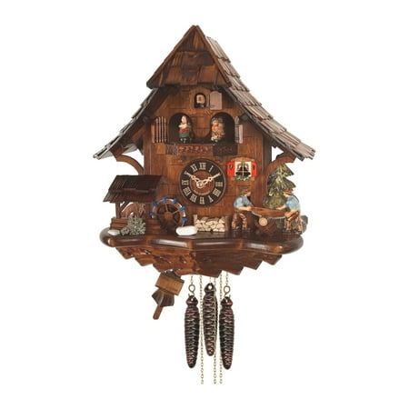 Engstler Battery-operated Cuckoo Clock - 13.50H x 12.5W x 6D