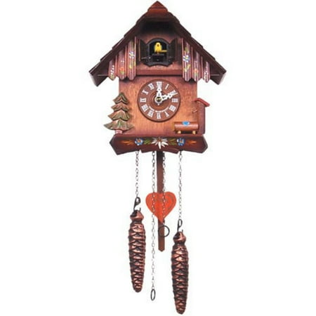 Evergreen and Wildflower Cuckoo Clock