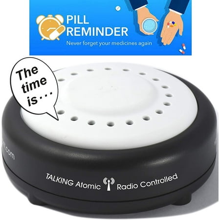 Five Senses - Atomic Talking Alarm Clock For Mom And Dad or Visually Impaired People with 8 Wake Up Alarms Clock Option For Talking Watch 1623