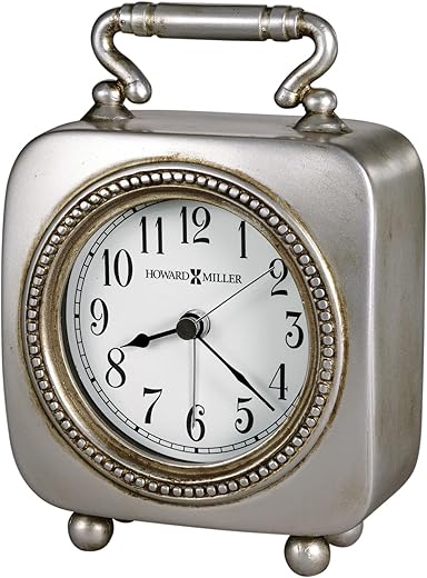 Howard Miller Kegan Table Clock 645-615 – Dial Light with Quartz Alarm Movement