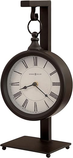 Howard Miller Kooskia Mantel Clock II 549-721 – Windsor Cherry with Quartz & Dual-Chime Movement