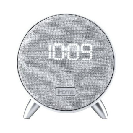 iHome iBT235W - Speaker clock - wireless - Bluetooth - white