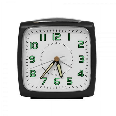 Impecca WAA32NK Loud Bell Alarm Clock, Black