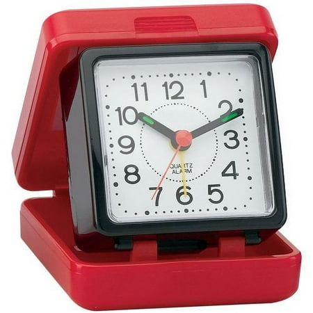 Impecca WAW25M1RK Travel Beep Alarm Clock Red/black