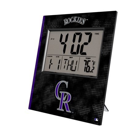 Keyscaper Colorado Rockies Digital Desk Clock