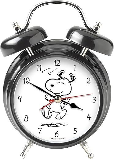 Mark Feldstein The Original Snoopy Peanuts Wacky Waker Bedside Alarm Sound Clock